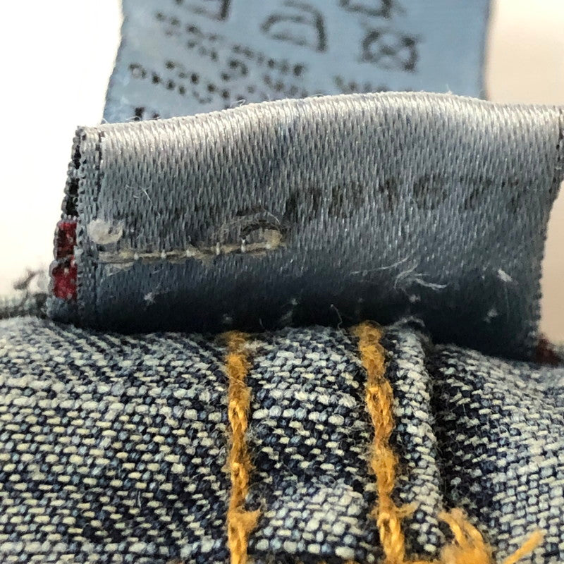 【中古品】【メンズ】 PLATINUM FUBU プラチナムフブ × HARLEM GLOBETROTTERS ハーレム グローブトロッターズ 別注 コラボ BAGGY DENIM PANTS バギー デニム パンツ ボトムス 158-250621-yo-30-tei サイズ：W48 L34 カラー：インディゴ 万代Net店