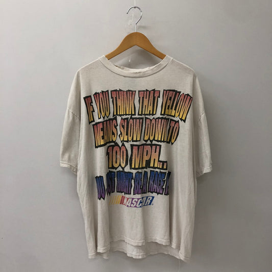 【現状渡し品】【メンズ】 TULTEX タルテックス 90’s NASCAR 100MPH RACING TEE 90年代 ナスカー レーシング Tシャツ 半袖 トップス 145-250629-kk-09-tei サイズ：XL カラー：グレー 万代Net店