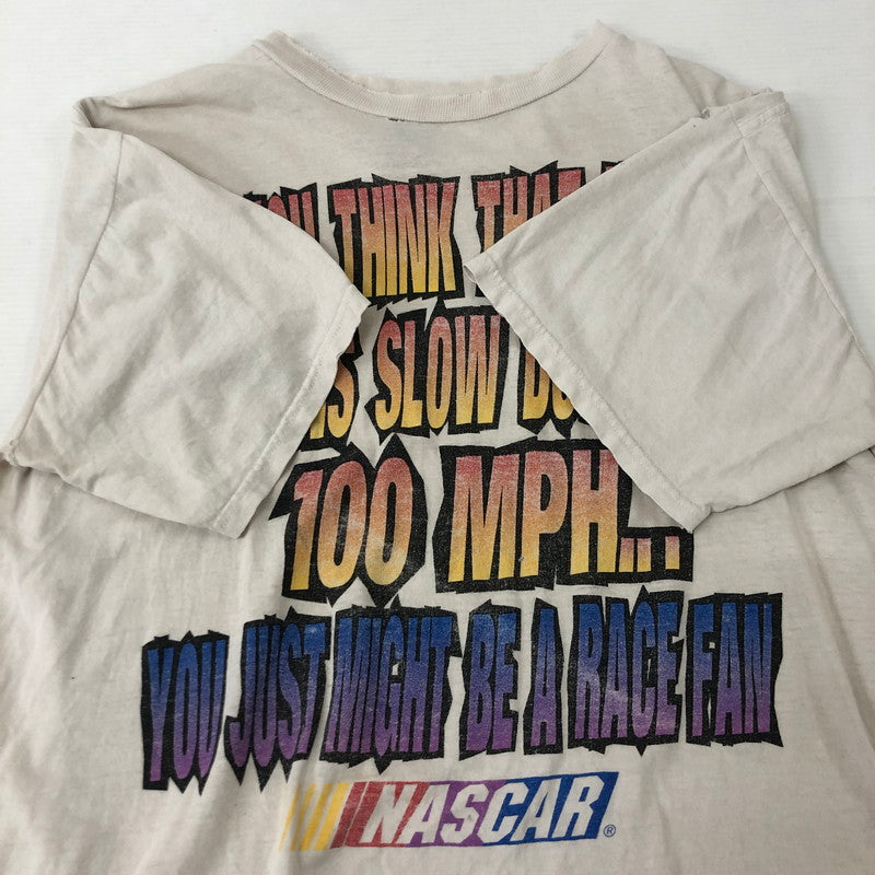 【現状渡し品】【メンズ】 TULTEX タルテックス 90’s NASCAR 100MPH RACING TEE 90年代 ナスカー レーシング Tシャツ 半袖 トップス 145-250629-kk-09-tei サイズ：XL カラー：グレー 万代Net店