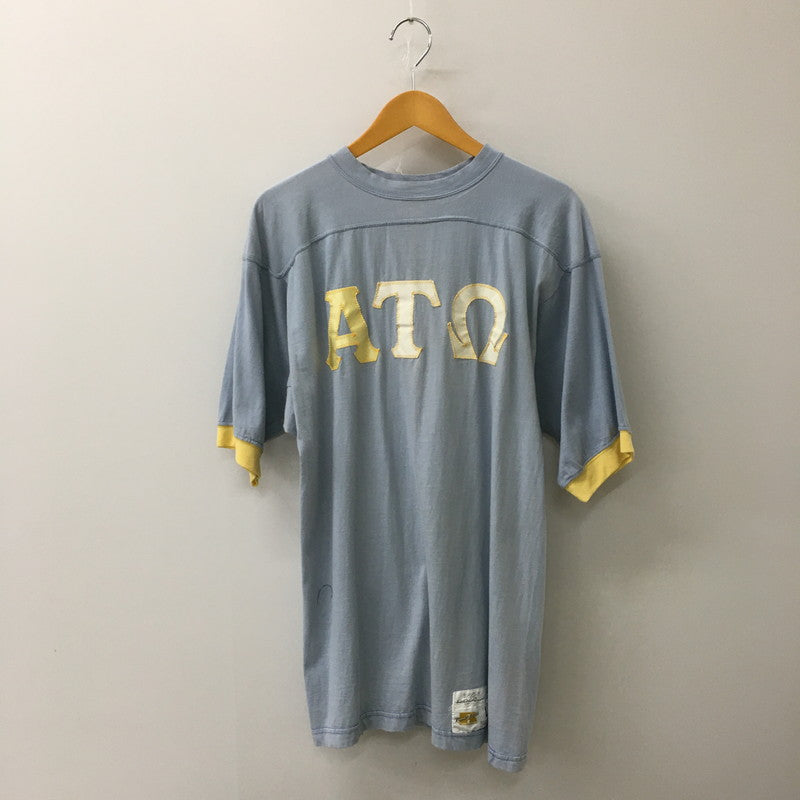 【中古品】【メンズ】 RUSSELL ATHLETIC ラッセル アスレチック NUMBERING S/S T-SHIRT 7323 ナンバリング ショートスリーブ Tシャツ USA製 半袖 トップス 145-250627-KS-10-tei サイズ：L カラー：ブルー 万代Net店