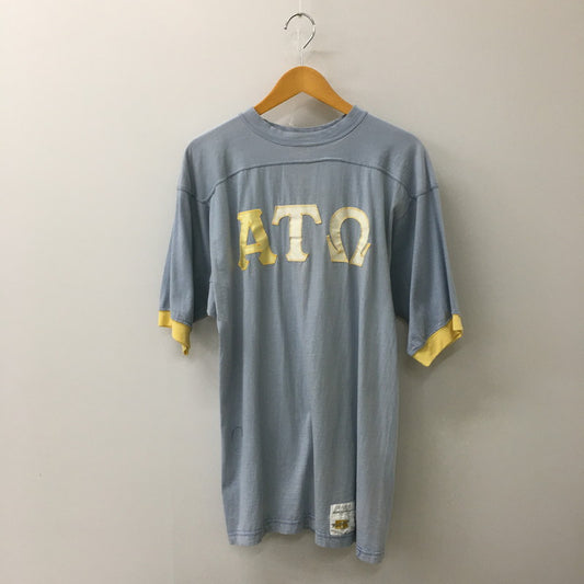 【中古品】【メンズ】 RUSSELL ATHLETIC ラッセル アスレチック NUMBERING S/S T-SHIRT 7323 ナンバリング ショートスリーブ Tシャツ USA製 半袖 トップス 145-250627-KS-10-tei サイズ：L カラー：ブルー 万代Net店