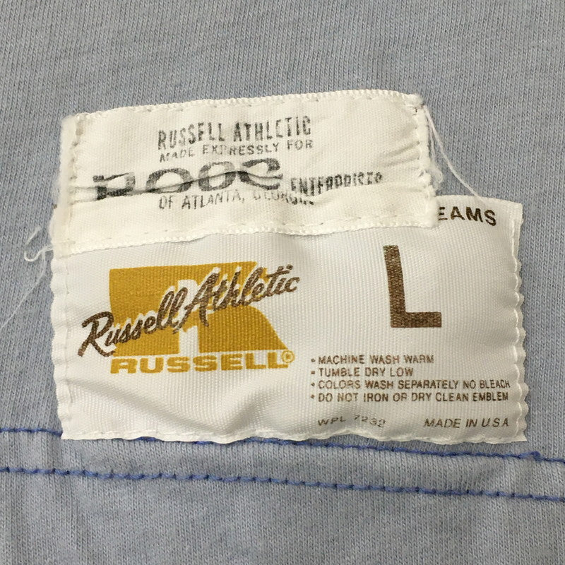 【中古品】【メンズ】 RUSSELL ATHLETIC ラッセル アスレチック NUMBERING S/S T-SHIRT 7323 ナンバリング ショートスリーブ Tシャツ USA製 半袖 トップス 145-250627-KS-10-tei サイズ：L カラー：ブルー 万代Net店