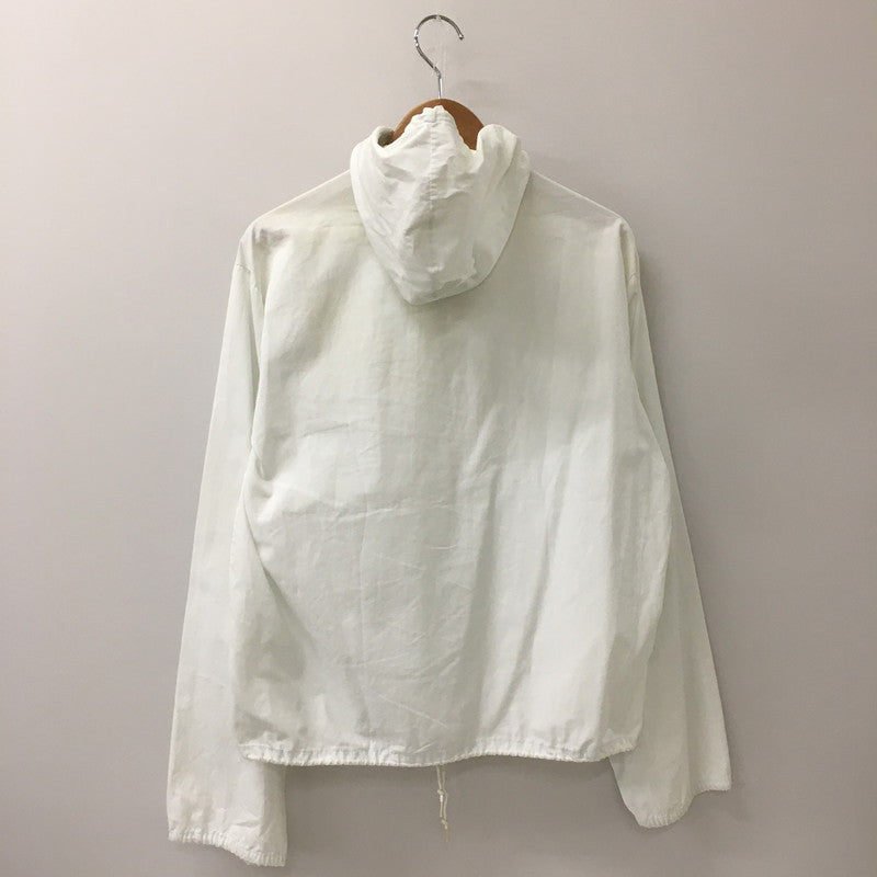 【中古品】【メンズ】 Champion チャンピオン COLLEGE PRINT HOODED SWINGTOP JACKET VINTAGE カレッジプリント フーデッド スウィングトップジャケット ライトアウター ヴィンテージ 145-250628-kk-19-tei サイズ：M カラー：ホワイト 万代Net店