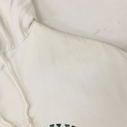 【中古品】【メンズ】 Champion チャンピオン COLLEGE PRINT HOODED SWINGTOP JACKET VINTAGE カレッジプリント フーデッド スウィングトップジャケット ライトアウター ヴィンテージ 145-250628-kk-19-tei サイズ：M カラー：ホワイト 万代Net店