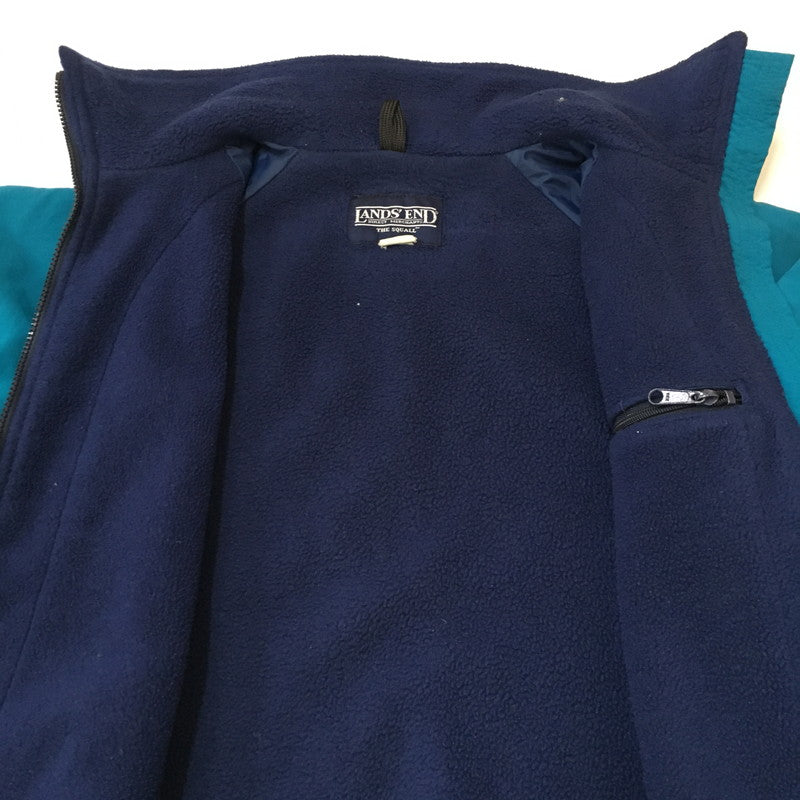 【中古品】【レディース】 LANDS' END ランズエンド 90's LINER PADDED SHELLED SQUALL JACKET 90年代 ライナー パデッド シェルド スコール ジャケット アウター 145-250627-KS-04-tei サイズ：L カラー：ブルー 万代Net店