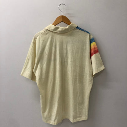 【現状渡し品】【メンズ】 oceanpacific オーシャンパシフィック 70's S/S POLO SHIRT VINTAGE 70年代 ショートスリーブ ポロシャツ 半袖 トップス ヴィンテージ 145-250629-kk-12-tei サイズ：L カラー：イエロー 万代Net店