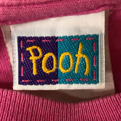 【中古品】【メンズ】 DISNEY ディズニー 90's POOH FRIENDS PRINT TEE 90年代 プー フレンド プリント Tシャツ 半袖 トップス 145-250629-kk-10-tei サイズ：L カラー：ピンク 万代Net店