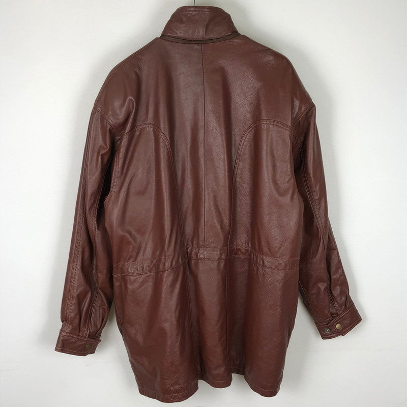 【中古品】【メンズ】 PHASE2 フェーズ2 90’s LEATHER JACKET 90年代 レザージャケット アウター 革 145-251115-ts-14-tei サイズ：M カラー：ブラウン 万代Net店