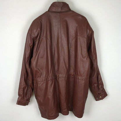 【中古品】【メンズ】 PHASE2 フェーズ2 90’s LEATHER JACKET 90年代 レザージャケット アウター 革 145-251115-ts-14-tei サイズ：M カラー：ブラウン 万代Net店