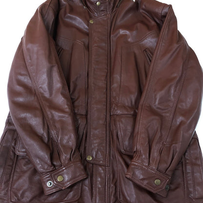 【中古品】【メンズ】 PHASE2 フェーズ2 90’s LEATHER JACKET 90年代 レザージャケット アウター 革 145-251115-ts-14-tei サイズ：M カラー：ブラウン 万代Net店