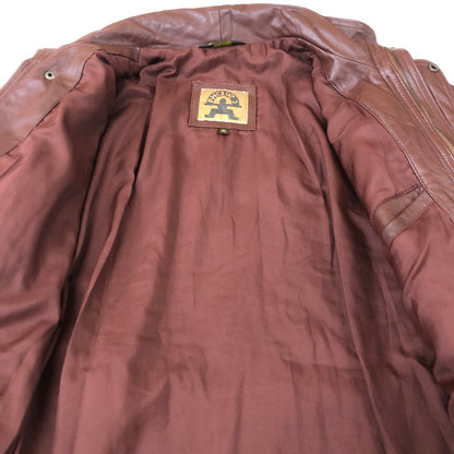 【中古品】【メンズ】 PHASE2 フェーズ2 90’s LEATHER JACKET 90年代 レザージャケット アウター 革 145-251115-ts-14-tei サイズ：M カラー：ブラウン 万代Net店