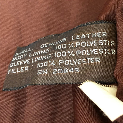 【中古品】【メンズ】 PHASE2 フェーズ2 90’s LEATHER JACKET 90年代 レザージャケット アウター 革 145-251115-ts-14-tei サイズ：M カラー：ブラウン 万代Net店