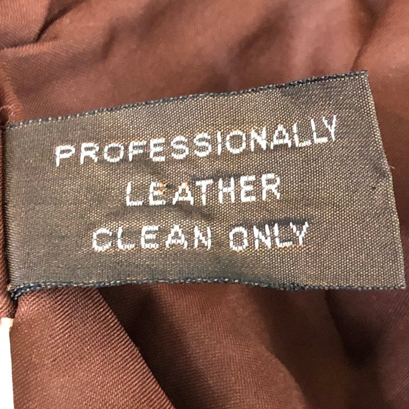 【中古品】【メンズ】 PHASE2 フェーズ2 90’s LEATHER JACKET 90年代 レザージャケット アウター 革 145-251115-ts-14-tei サイズ：M カラー：ブラウン 万代Net店