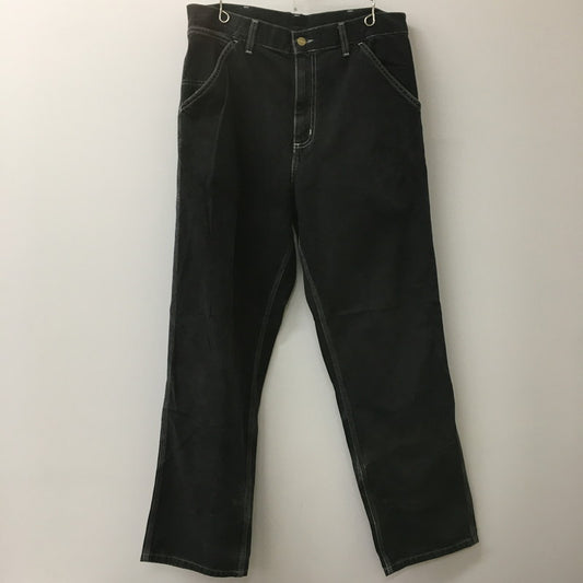 【中古品】【メンズ】 Carhartt WIP カーハート ワークインプログレス SIMPLE PANT I022947 シンプルパンツ ボトムス デニムパンツ 156-250628-kk-25-tei サイズ：32 カラー：BLACK (STONE WASHED) 万代Net店