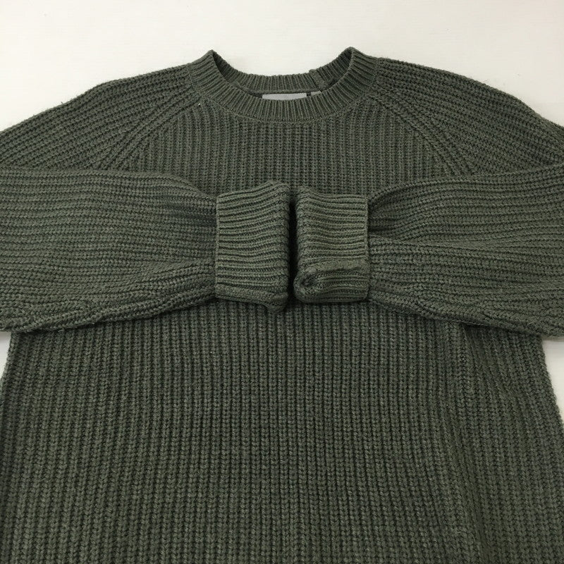 【中古品】【メンズ】 Carhartt WIP カーハート ワークインプログレス FORTH SWEATER I028263 フォース セーター トップス ニット 145-250628-kk-17-tei サイズ：S カラー：SMOKE GREEN 万代Net店