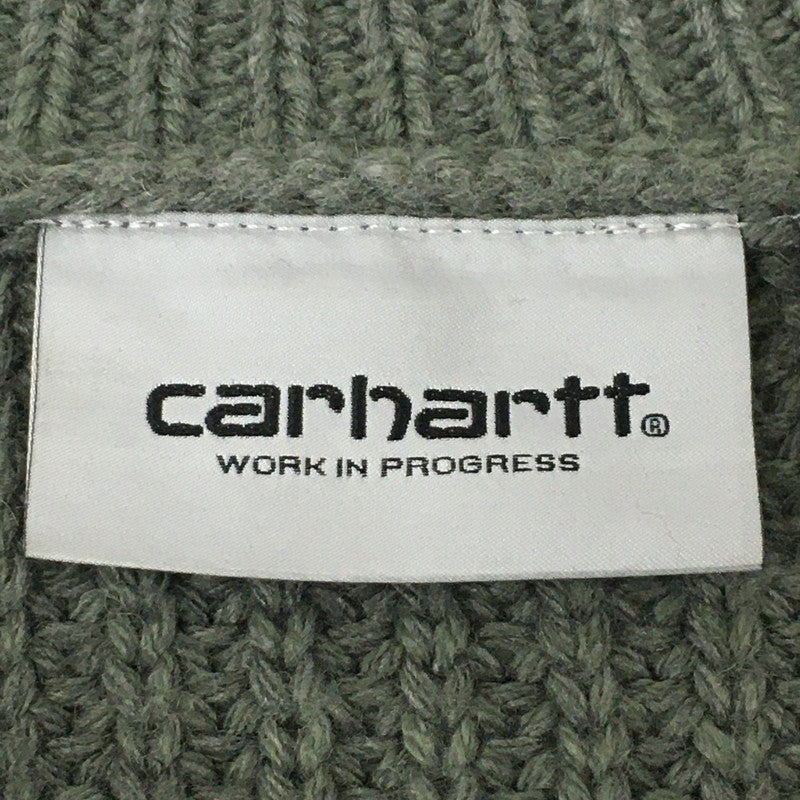 【中古品】【メンズ】 Carhartt WIP カーハート ワークインプログレス FORTH SWEATER I028263 フォース セーター トップス ニット 145-250628-kk-17-tei サイズ：S カラー：SMOKE GREEN 万代Net店
