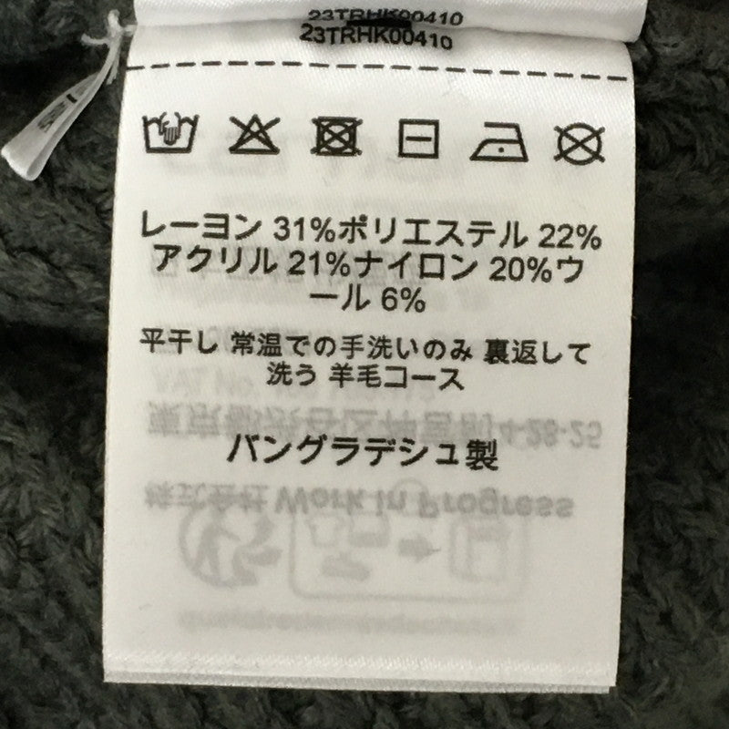 【中古品】【メンズ】 Carhartt WIP カーハート ワークインプログレス FORTH SWEATER I028263 フォース セーター トップス ニット 145-250628-kk-17-tei サイズ：S カラー：SMOKE GREEN 万代Net店