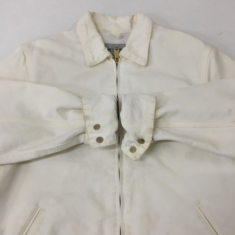 【中古品】【メンズ】 Carhartt WIP カーハート ワークインプログレス DETROIT JACKET I026467 デトロイトジャケット ライトアウター 145-250628-kk-13-fuz サイズ：S カラー：WHITE 万代Net店