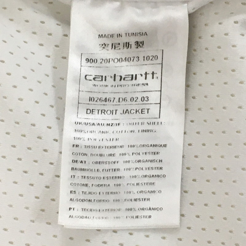 【中古品】【メンズ】 Carhartt WIP カーハート ワークインプログレス DETROIT JACKET I026467 デトロイトジャケット ライトアウター 145-250628-kk-13-fuz サイズ：S カラー：WHITE 万代Net店