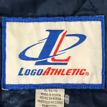 【中古品】【メンズ】 LOGO ATHLETIC ロゴアスレチック NOTRE DAME UNIVERSITY NYLON BLOUSON ノートルダム大学 ナイロンブルゾン アウター ジャケット 148-250629-kk-17-tei サイズ：XL カラー：ネイビー 万代Net店