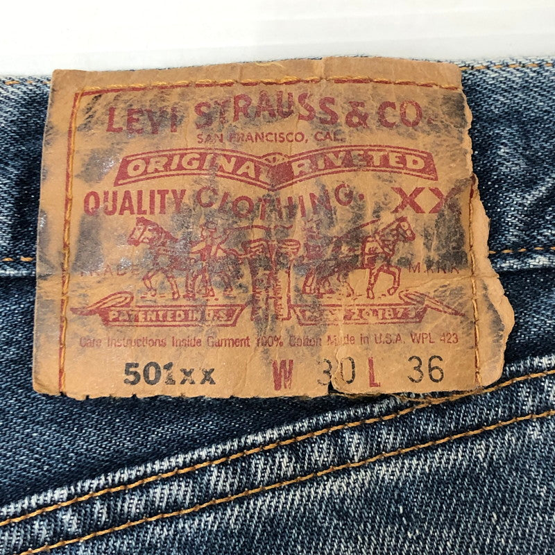 【中古品】【メンズ】 90's 501XX DENIM PANTS 501-5917 90年代 501XX デニムパンツ ボトムス ジーンズ USA製 ボタン裏 刻印501 156-250706-kk-07-tei サイズ：30 カラー：インディゴ 万代Net店