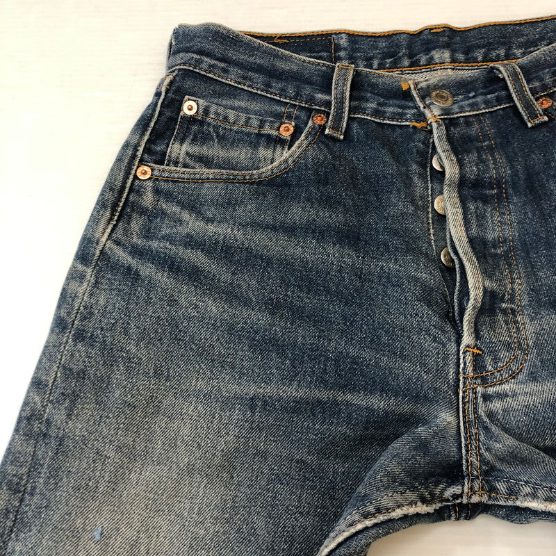 【中古品】【メンズ】 90's 501XX DENIM PANTS 501-5917 90年代 501XX デニムパンツ ボトムス ジーンズ USA製 ボタン裏 刻印501 156-250706-kk-07-tei サイズ：30 カラー：インディゴ 万代Net店
