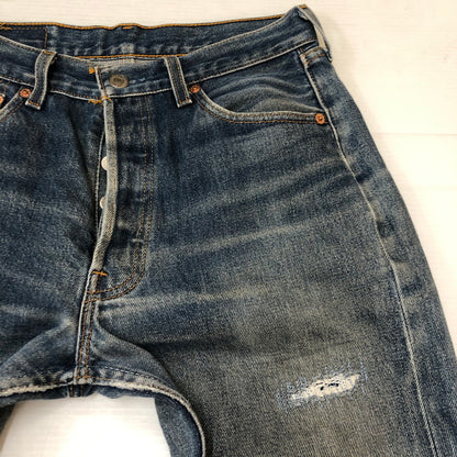 【中古品】【メンズ】 90's 501XX DENIM PANTS 501-5917 90年代 501XX デニムパンツ ボトムス ジーンズ USA製 ボタン裏 刻印501 156-250706-kk-07-tei サイズ：30 カラー：インディゴ 万代Net店