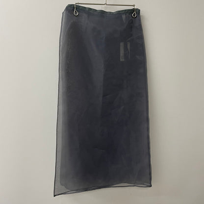 【中古品】【レディース】 SLOBE IENA スローブイエナ 24SS ORGANDY WRAP SKIRT オーガンジー ラップ スカート ボトムス 171-250717-yo-34-tei サイズ：F カラー：グレー 万代Net店