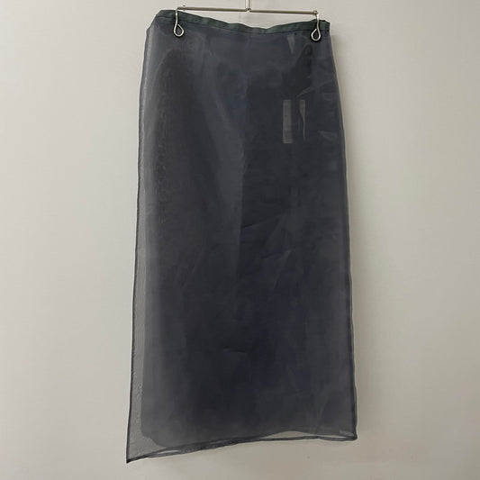 【中古品】【レディース】 SLOBE IENA スローブイエナ 24SS ORGANDY WRAP SKIRT オーガンジー ラップ スカート ボトムス 171-250717-yo-34-tei サイズ：F カラー：グレー 万代Net店