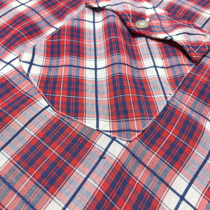 【中古品】【メンズ】 LEVI’S リーバイス 70's LS CHECK SHIRT VINTAGE 70年代 ロングスリーブ チェック シャツ 長袖 トップス ヴィンテージ 145-260828-yo-10-teih サイズ：XL カラー：レッド 万代Net店