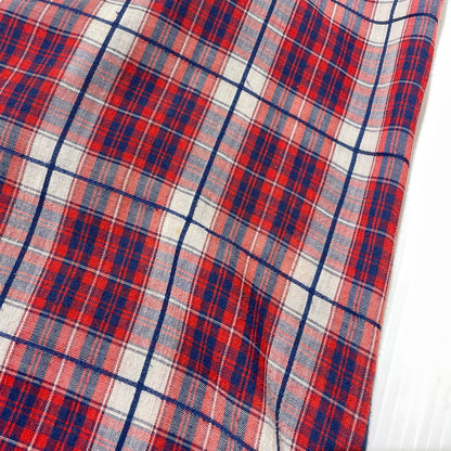 【中古品】【メンズ】 LEVI’S リーバイス 70's LS CHECK SHIRT VINTAGE 70年代 ロングスリーブ チェック シャツ 長袖 トップス ヴィンテージ 145-260828-yo-10-teih サイズ：XL カラー：レッド 万代Net店