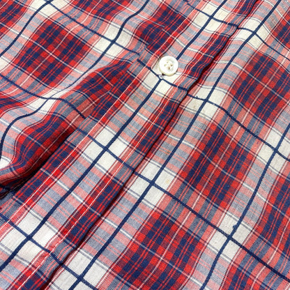 【中古品】【メンズ】 LEVI’S リーバイス 70's LS CHECK SHIRT VINTAGE 70年代 ロングスリーブ チェック シャツ 長袖 トップス ヴィンテージ 145-260828-yo-10-teih サイズ：XL カラー：レッド 万代Net店