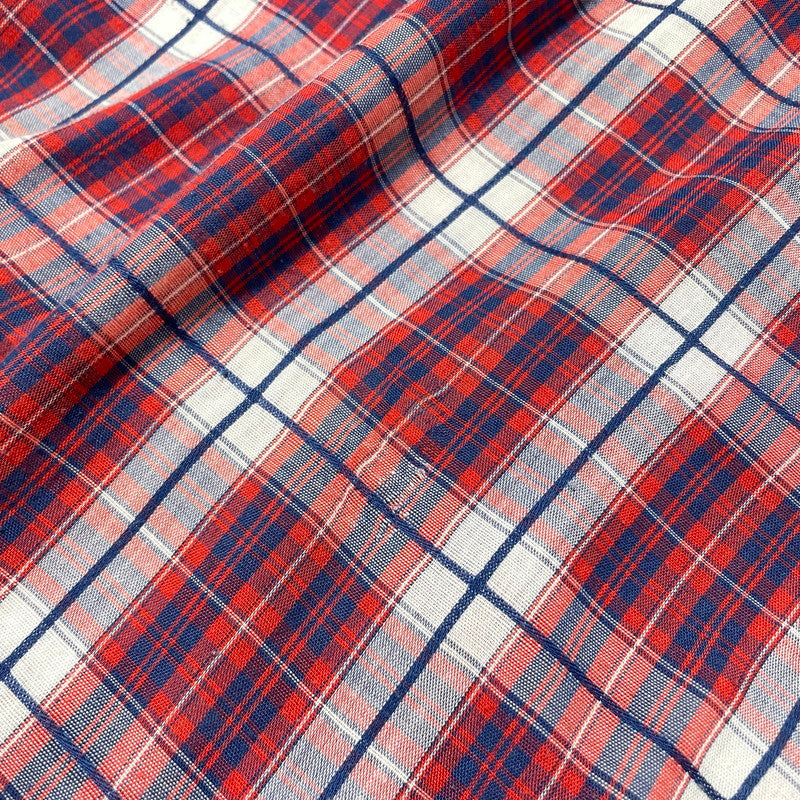 【中古品】【メンズ】 LEVI’S リーバイス 70's LS CHECK SHIRT VINTAGE 70年代 ロングスリーブ チェック シャツ 長袖 トップス ヴィンテージ 145-260828-yo-10-teih サイズ：XL カラー：レッド 万代Net店