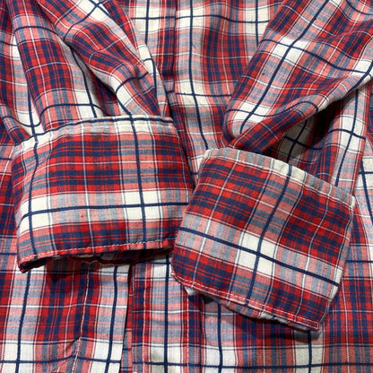 【中古品】【メンズ】 LEVI’S リーバイス 70's LS CHECK SHIRT VINTAGE 70年代 ロングスリーブ チェック シャツ 長袖 トップス ヴィンテージ 145-260828-yo-10-teih サイズ：XL カラー：レッド 万代Net店