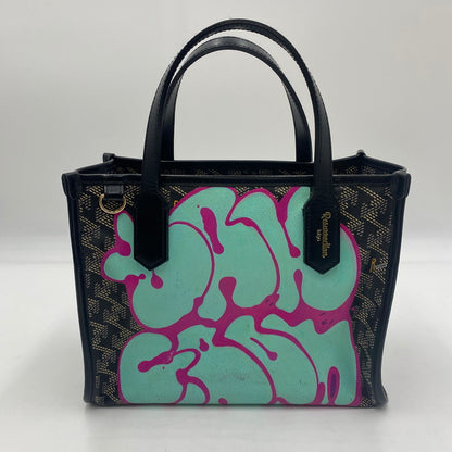 【中古品】【レディース】 TANGRAM タングラム × RYUJI KAMIYAMA カミヤマリュウジ × RESURRECTION レザレクション 別注 コラボ SPECIAL PAINT CART BAG TGS-G38 スペシャルペイント カートバッグ カバン 188-250630-KS-05-tei カラー：DARK BLACK 万代Net店
