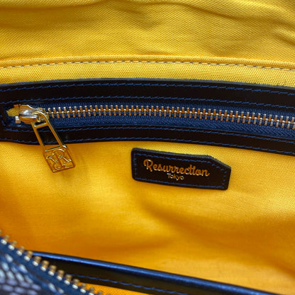 【中古品】【レディース】 TANGRAM タングラム × RYUJI KAMIYAMA カミヤマリュウジ × RESURRECTION レザレクション 別注 コラボ SPECIAL PAINT CART BAG TGS-G38 スペシャルペイント カートバッグ カバン 188-250630-KS-05-tei カラー：DARK BLACK 万代Net店