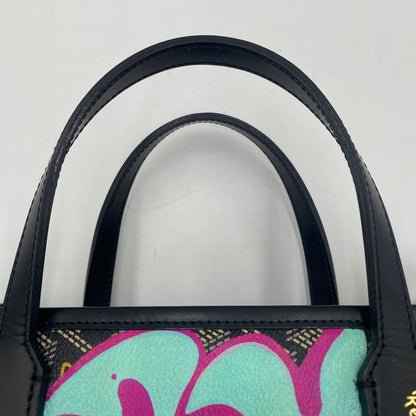 【中古品】【レディース】 TANGRAM タングラム × RYUJI KAMIYAMA カミヤマリュウジ × RESURRECTION レザレクション 別注 コラボ SPECIAL PAINT CART BAG TGS-G38 スペシャルペイント カートバッグ カバン 188-250630-KS-05-tei カラー：DARK BLACK 万代Net店