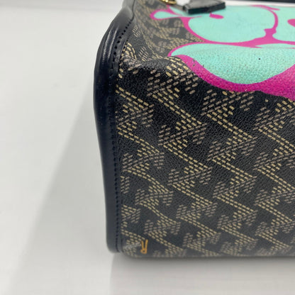 【中古品】【レディース】 TANGRAM タングラム × RYUJI KAMIYAMA カミヤマリュウジ × RESURRECTION レザレクション 別注 コラボ SPECIAL PAINT CART BAG TGS-G38 スペシャルペイント カートバッグ カバン 188-250630-KS-05-tei カラー：DARK BLACK 万代Net店