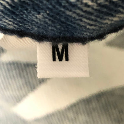 【中古品】【メンズ】 A BATHING APE アベイシングエイプ DESTROYED STA RELAXED FIT 13OZ DENIM SHORTS 001DSL301304M デストロイド スタ リラックスド フィット 13オンス デニムショーツ ボトムス ハーフパンツ ショートパンツ 158-250629-kk-30-tei サイズ：M カラー：ライトインディゴ 万代Net店