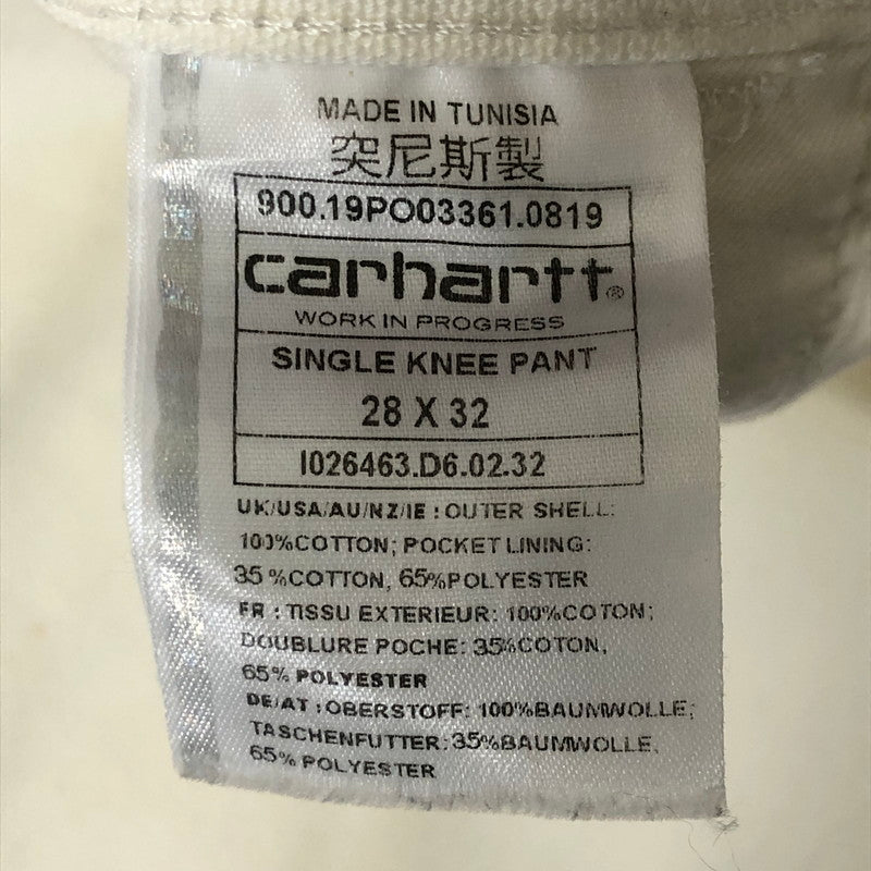【中古品】【メンズ】 Carhartt WIP カーハート ワークインプログレス SINGLE KNEE PANT I026463 シングルニーパンツ ボトムス 156-250629-kk-23-tei サイズ：28 カラー：WAX (RINSED) 万代Net店
