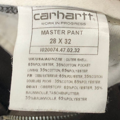 【中古品】【メンズ】 Carhartt WIP カーハート ワークインプログレス CRAFT PANT I027965 クラフトパンツ ボトムス 156-250629-kk-26-tei サイズ：30 カラー：BLACK (RINSED) 万代Net店