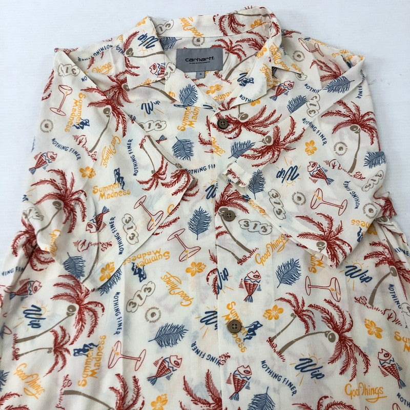 【中古品】【メンズ】 Carhartt WIP カーハート ワークインプログレス S/S MIRAGE SHIRT I030044 ショートスリーブ ミラージュシャツ 半袖 トップス 145-250629-kk-13-tei サイズ：S カラー：ホワイト 万代Net店