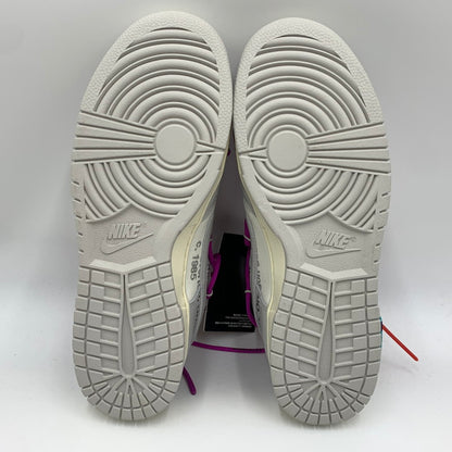 【中古品】【メンズ】 NIKE ナイキ × Off-White オフホワイト 別注 コラボ DUNK LOW 1 OF 50 SNEAKERS DM1602-101 ダンク ロー ワン オブ フィフティ スニーカー 靴 シューズ 160-260129-ko-05-tei サイズ：27cm カラー：ホワイトグレー 万代Net店