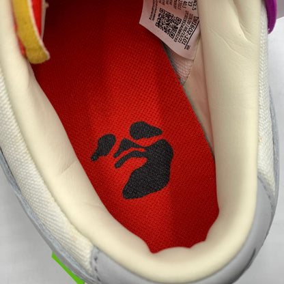 【中古品】【メンズ】 NIKE ナイキ × Off-White オフホワイト 別注 コラボ DUNK LOW 1 OF 50 SNEAKERS DM1602-101 ダンク ロー ワン オブ フィフティ スニーカー 靴 シューズ 160-260129-ko-05-tei サイズ：27cm カラー：ホワイトグレー 万代Net店