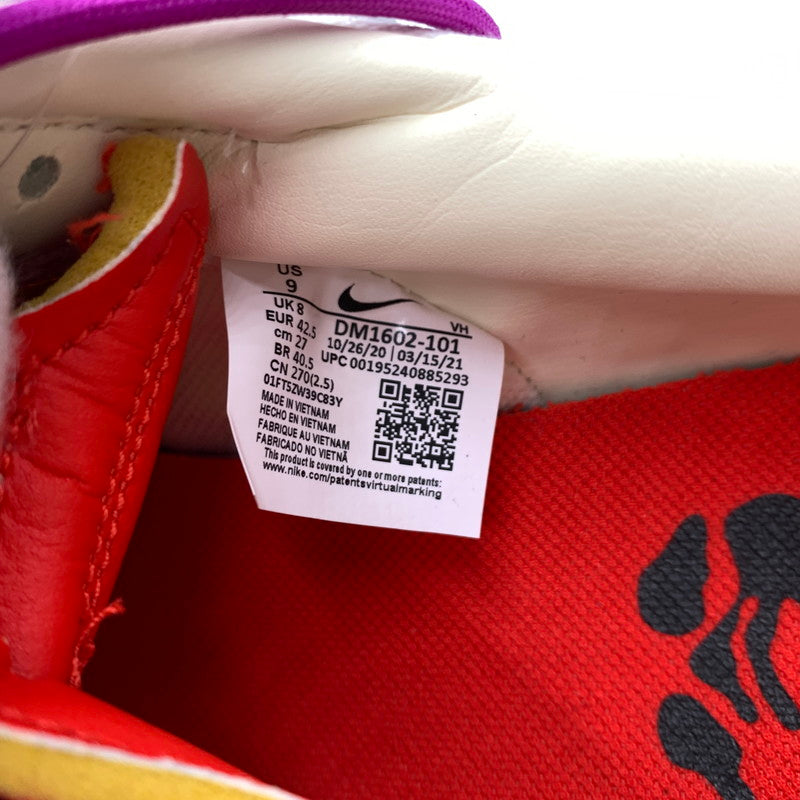 【中古品】【メンズ】 NIKE ナイキ × Off-White オフホワイト 別注 コラボ DUNK LOW 1 OF 50 SNEAKERS DM1602-101 ダンク ロー ワン オブ フィフティ スニーカー 靴 シューズ 160-260129-ko-05-tei サイズ：27cm カラー：ホワイトグレー 万代Net店