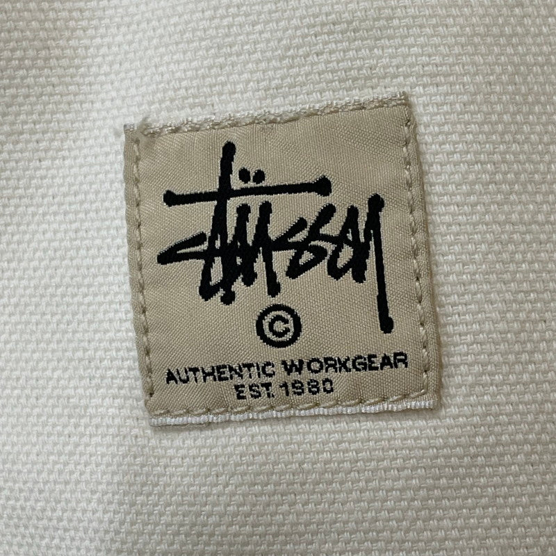 【中古品】【メンズ/レディース】 STUSSY ステューシー CANVAS WORK PANTS 116496 キャンバスワークパンツ ボトムス 153-250701-kk-23-fuz サイズ：28 カラー：BEIGE 万代Net店