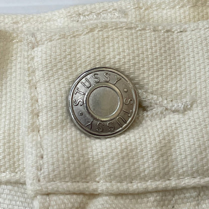 【中古品】【メンズ/レディース】 STUSSY ステューシー CANVAS WORK PANTS 116496 キャンバスワークパンツ ボトムス 153-250701-kk-23-fuz サイズ：28 カラー：BEIGE 万代Net店