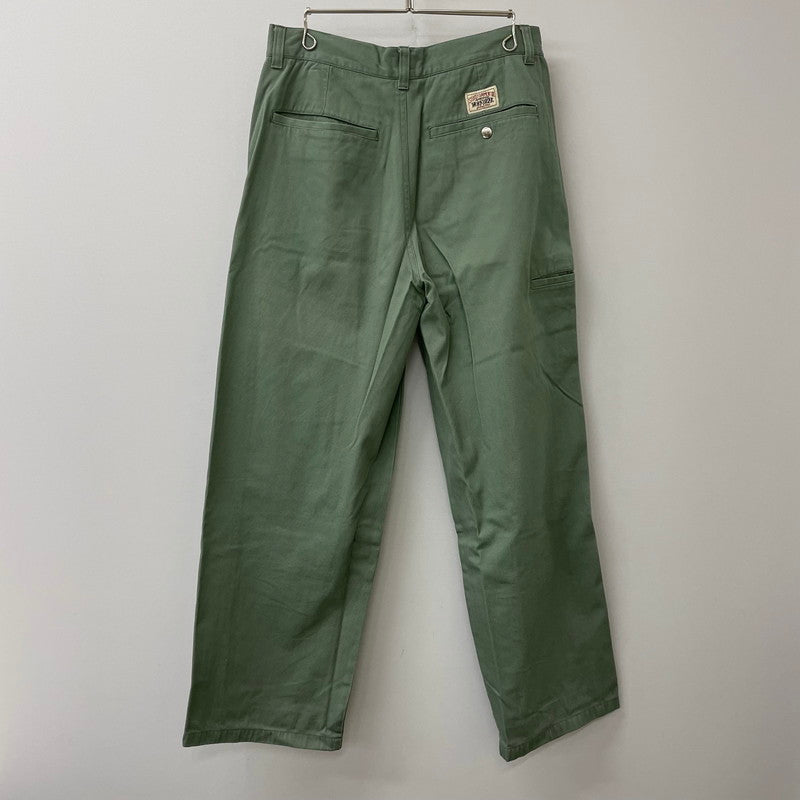 【中古品】【メンズ/レディース】 STUSSY ステューシー 24AW TWILL WORKGEAR TROUSER 116625 ツイル ワークギアトラウザーズ ボトムス パンツ 153-250701-kk-22-tei サイズ：30 カラー：FATIGUE 万代Net店