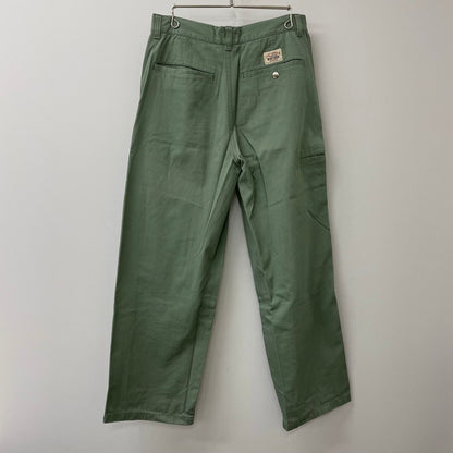 【中古品】【メンズ/レディース】 STUSSY ステューシー 24AW TWILL WORKGEAR TROUSER 116625 ツイル ワークギアトラウザーズ ボトムス パンツ 153-250701-kk-22-tei サイズ：30 カラー：FATIGUE 万代Net店