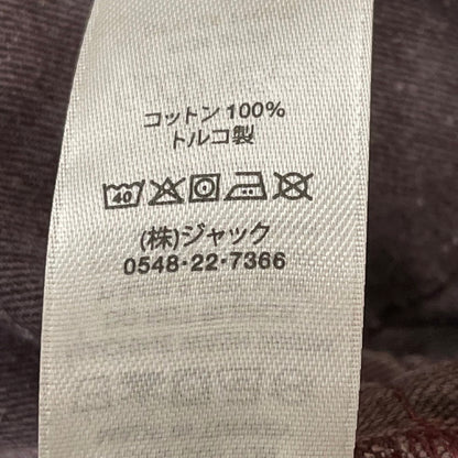 【中古品】【メンズ/レディース】 STUSSY ステューシー CLASSIC JEAN WASHED CANVAS 116659 ウオッシュドキャンバスコットン ストレートレッグジーン ボトムス デニムパンツ 153-250701-kk-19-tei サイズ：28 カラー：WINE 万代Net店